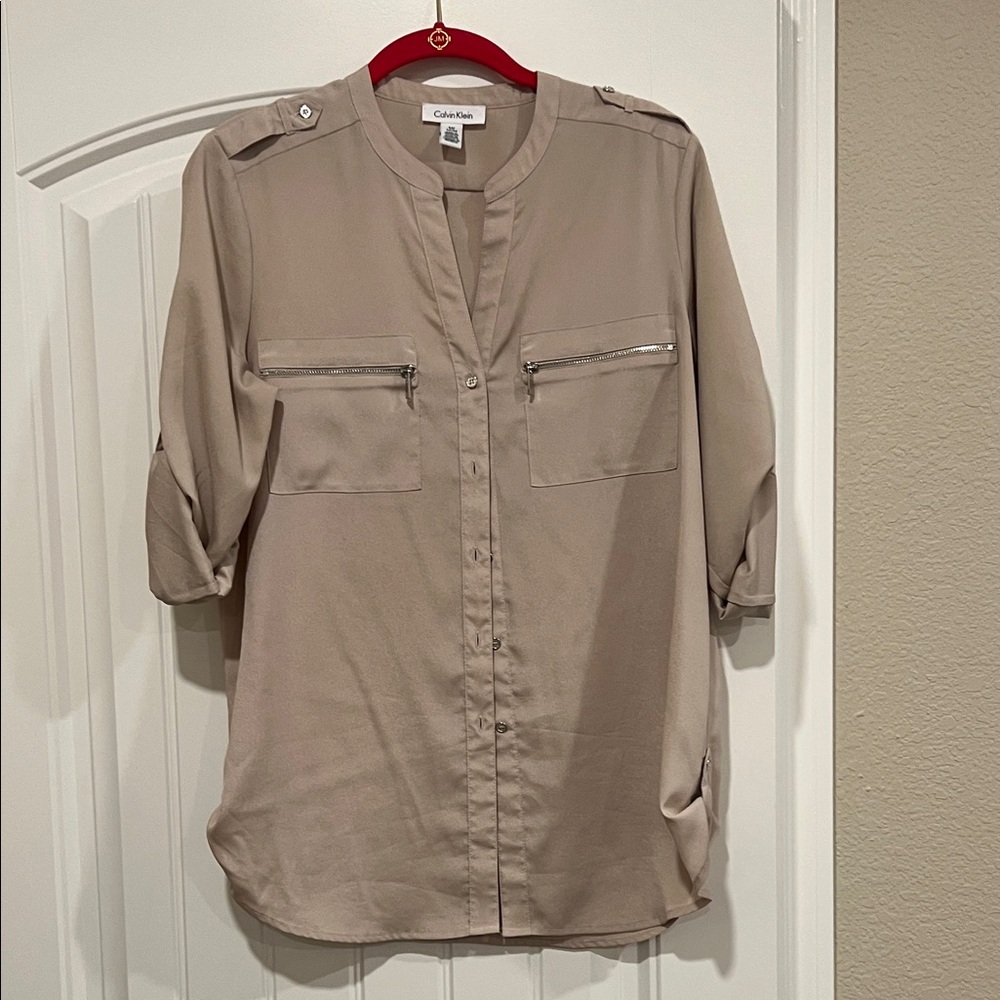 Calvin Klein Taupe Top